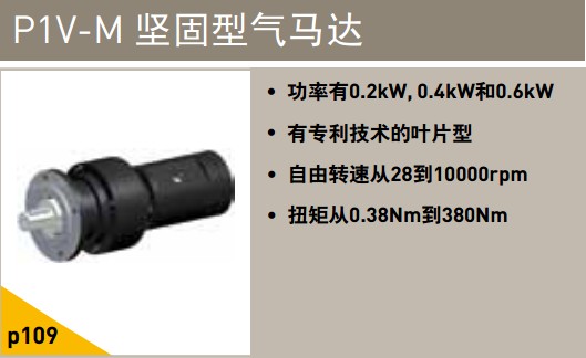 P1V-M堅固型氣馬達(dá)